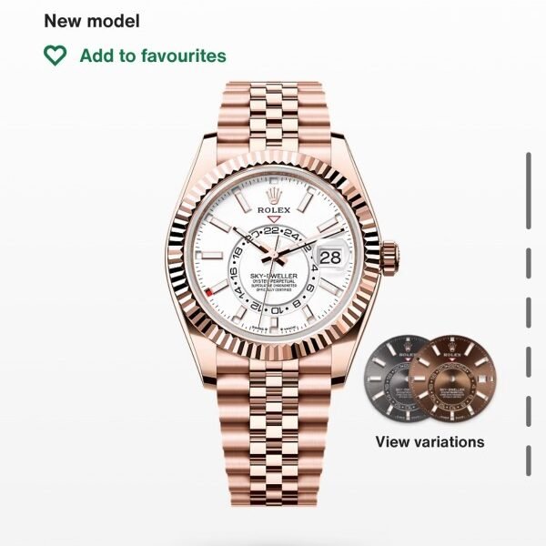 Role_x Oyster perpetual Sky Dweller