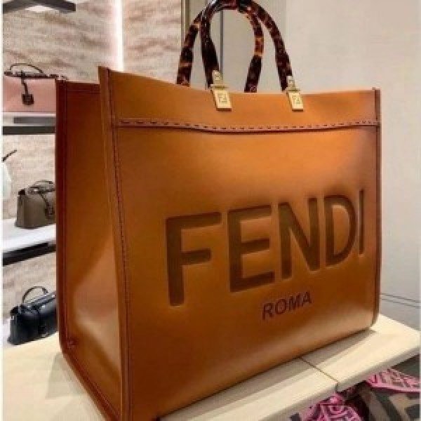 Fendi  roma sunshine large size tote bag with dust cover