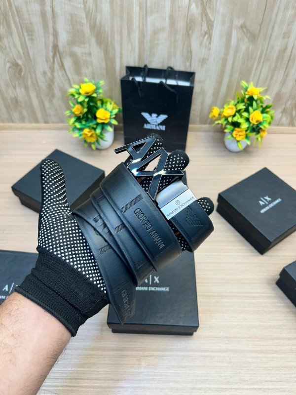 67c2a40857ed90.jpg ARMANI_Belt_with_Box_Carry_Bag_A156 - Image 1