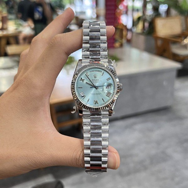 Role_x Oyster perpetual Day Date Steel-Sky  Ref228236  Z-R Quality