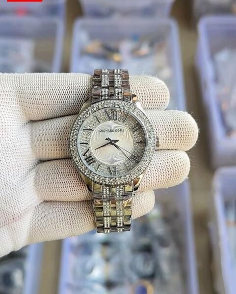 Michael_Kors Harlowe Pave Silver