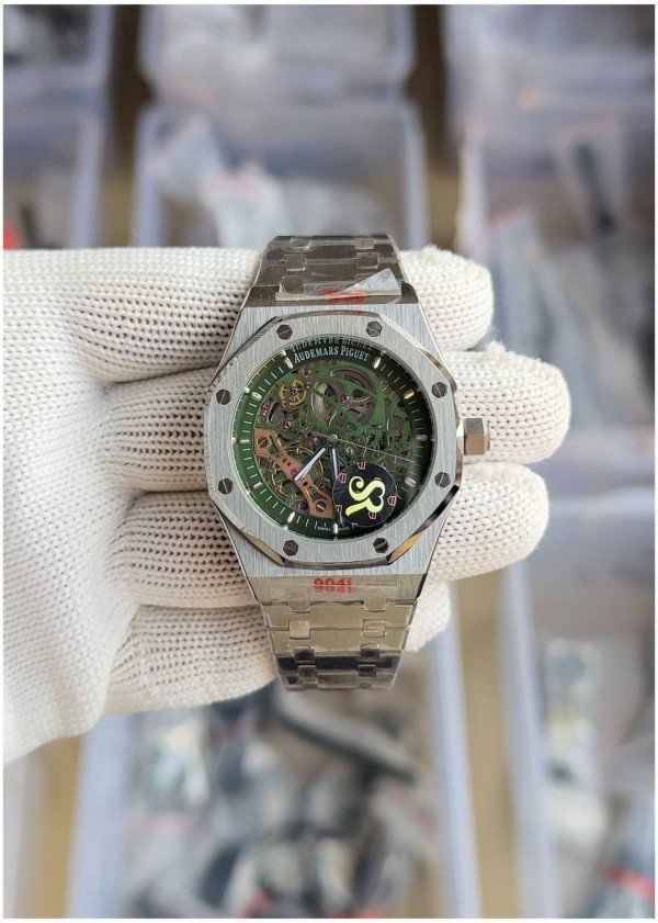 682dbb29266800.jpg Audemars_piguet Royal Oak Skeleton Automatic Steel-Green - Image 1