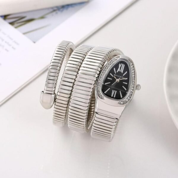 Bvlgari Serpenti Snake Silver-Black