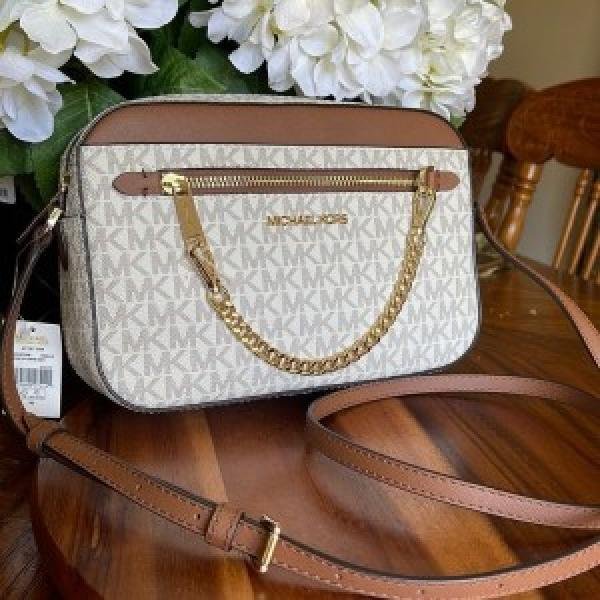 MichaelKors Jet Set East West Chain Crossbody Sling with box