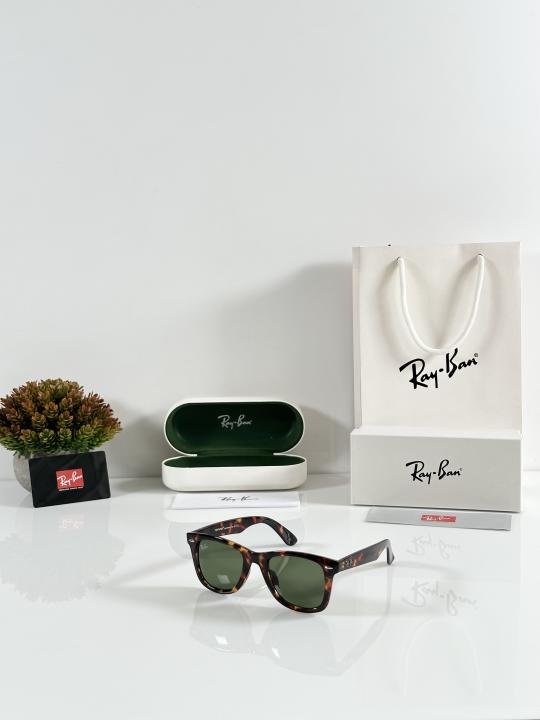 689081214ade80-1.jpeg Rayban 2140 Tiger Green (GLASS) - Image 1
