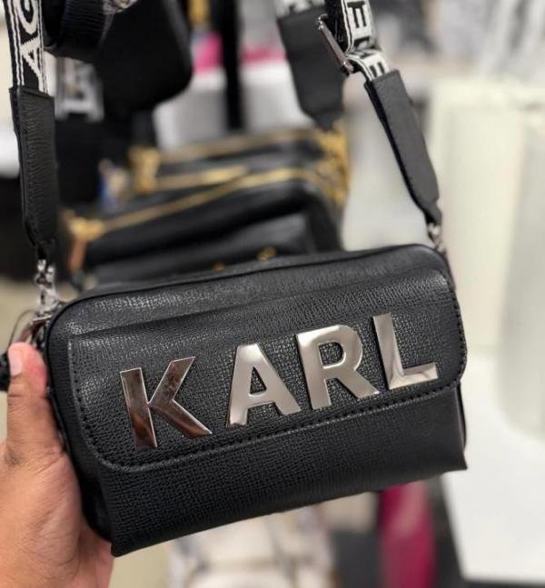 6893464a8862a0.jpg Karl Lagerfeld Maybelle Camera Crossbody Bag With Original Packing - Image 1