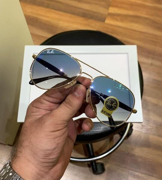 Rayban 3517 gold blue