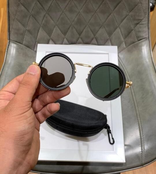 Imported sunglass gold changeable