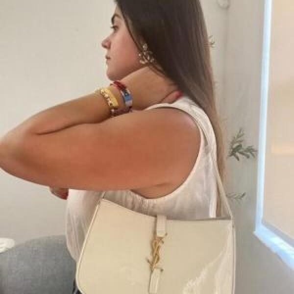 Ysl  patent hobo bag glossy with og box