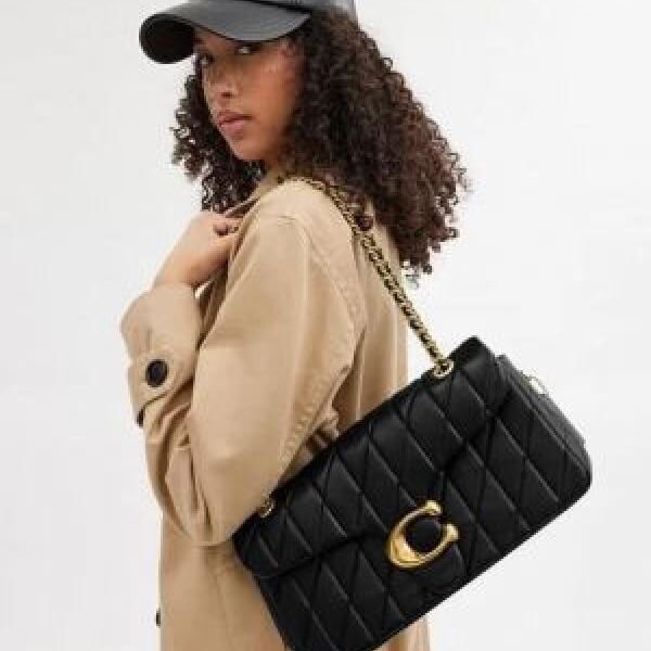 Coach Tabby 20 Quilted Leather Shoulder Bag With Box Dustbag Bill