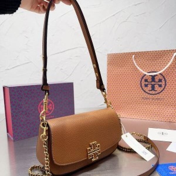 Tory britten double handle bag with box