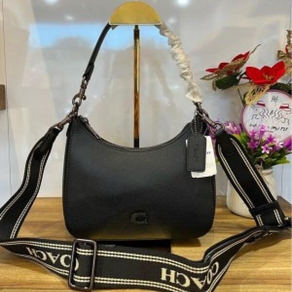 Coach Signature Crossbody Hobo Premium Quality Bag With Double Box & Dust Bag  Shoulder Strap