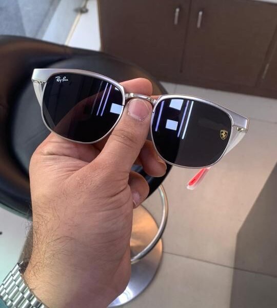 Rayban 03 silver black white