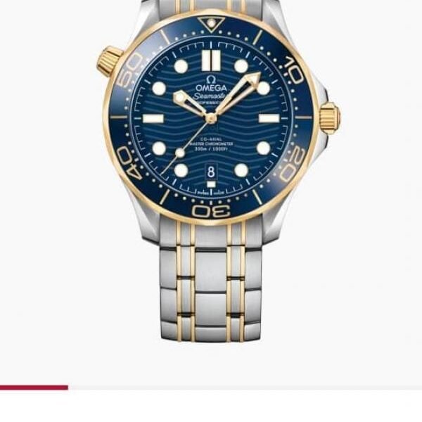 Omeg_a seamaster diver 300M automatic Gold-Blue