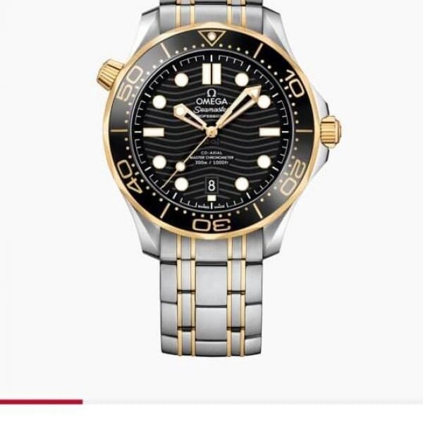 Omeg_a seamaster diver 300M automatic Gold-Black