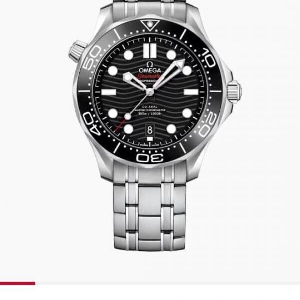 Omeg_a seamaster diver 300M automatic Silver-Black
