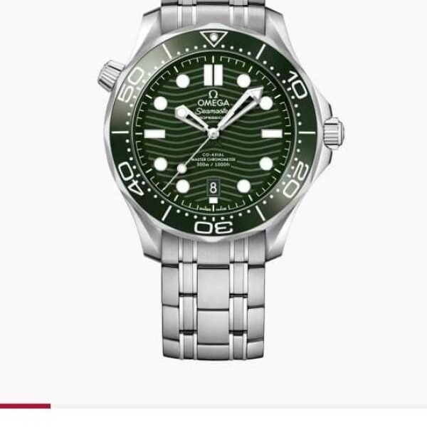 Omeg_a seamaster diver 300M automatic Silver-Green