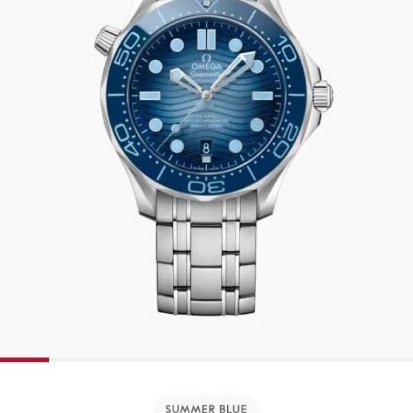 Omeg_a Seamaster Diver 300M Summer Blue Automatic