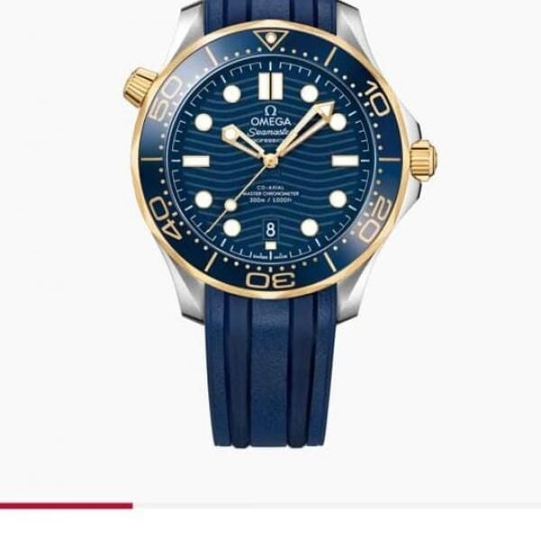 Omeg_a seamaster diver 300M automatic Blue-Gold