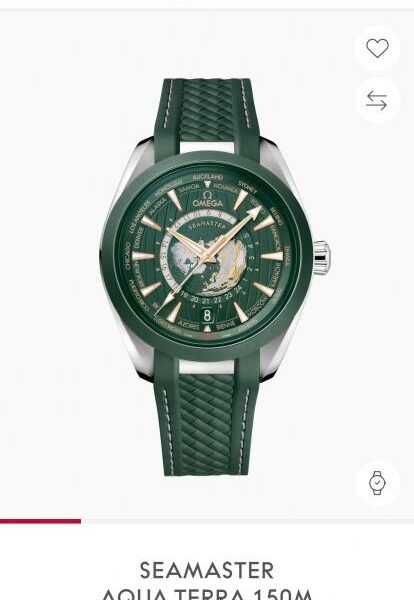 Omeg_a Seamaster Aqua Terra World Map Automatic