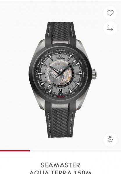 Omeg_a Seamaster Aqua Terra World Map Automatic