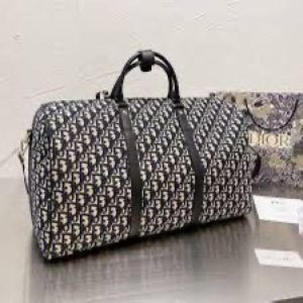 Dior oblique duffle bag premium quality with dust cover