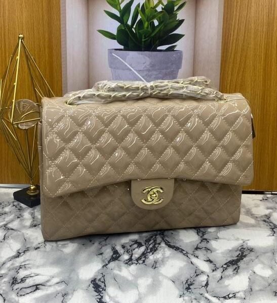 Chanel jumbo Paris Glossy bag with box premium quality