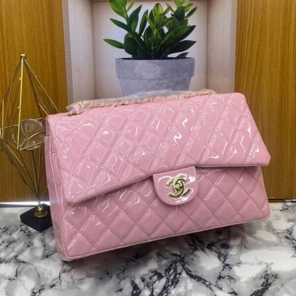 Chanel jumbo Paris Glossy bag with box premium quality