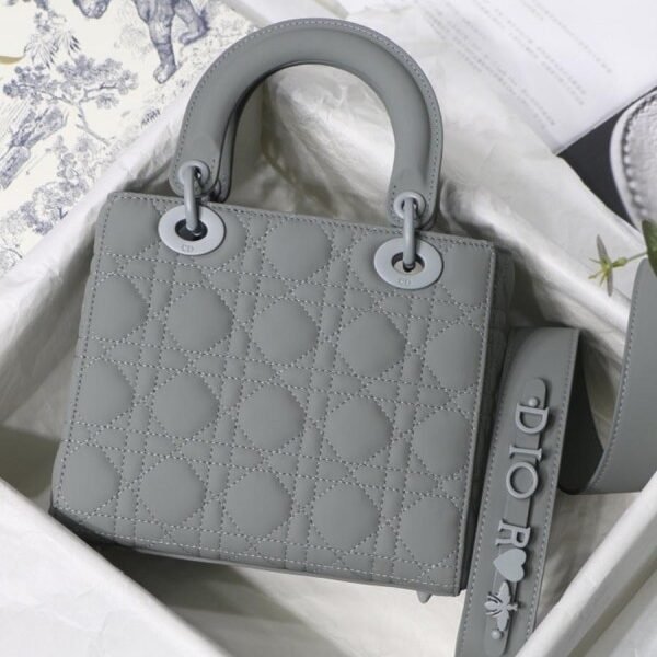 Dior Lady My D-Lite E Luxurious Quality With OG Box & Dust Bag & (matt gray)