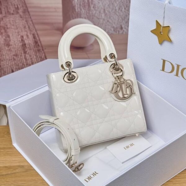 Christian  lady D-ior glossy bag with og box