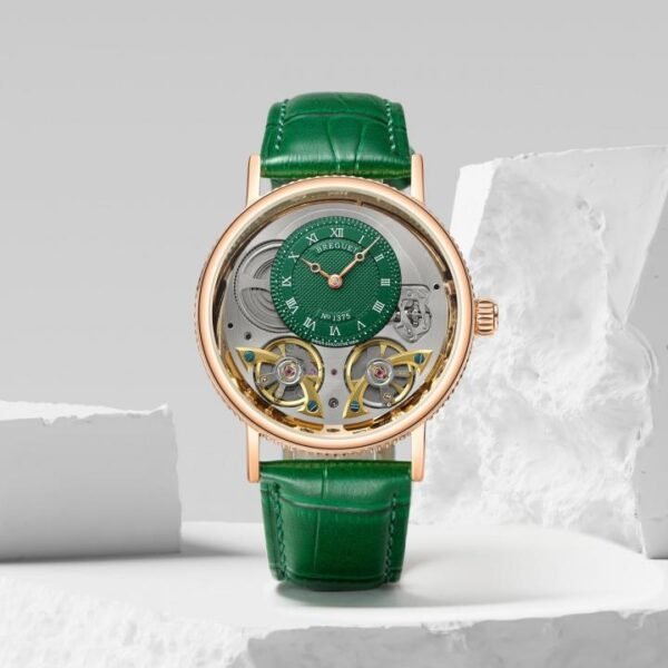 Bregue_t double engine green copper