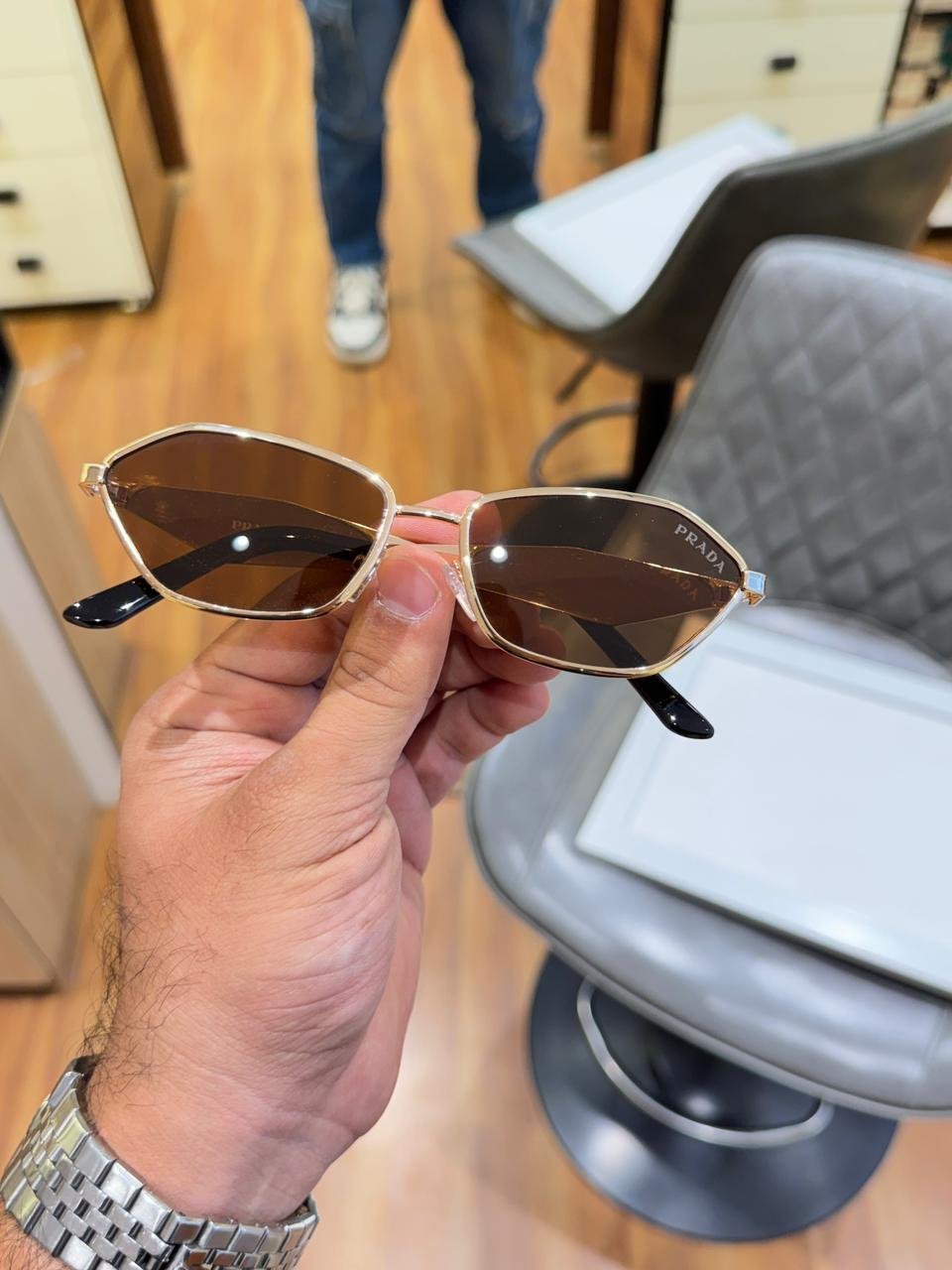Prada hexa gold brown 😍😍😍🥳🥳🥳