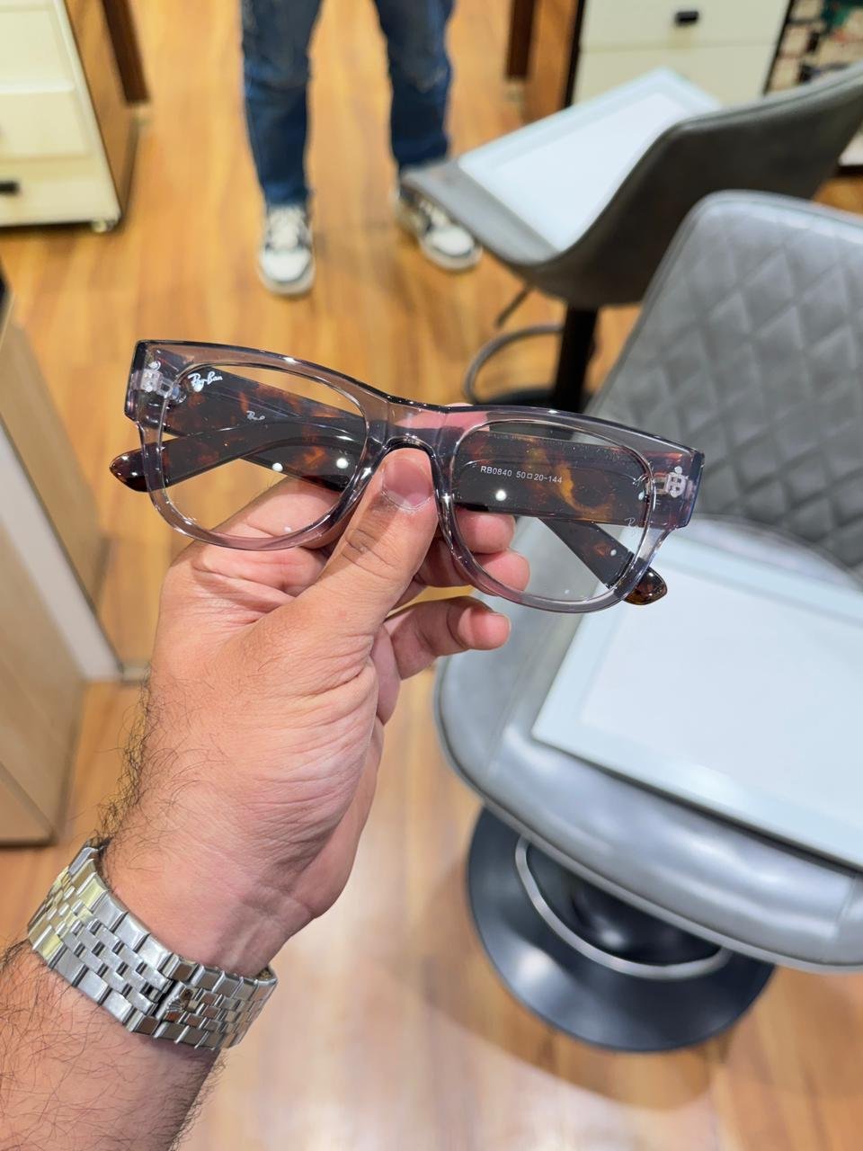 Rayban 0840 grey tiger plano 🤩🤩🤩🥳🥳🥳