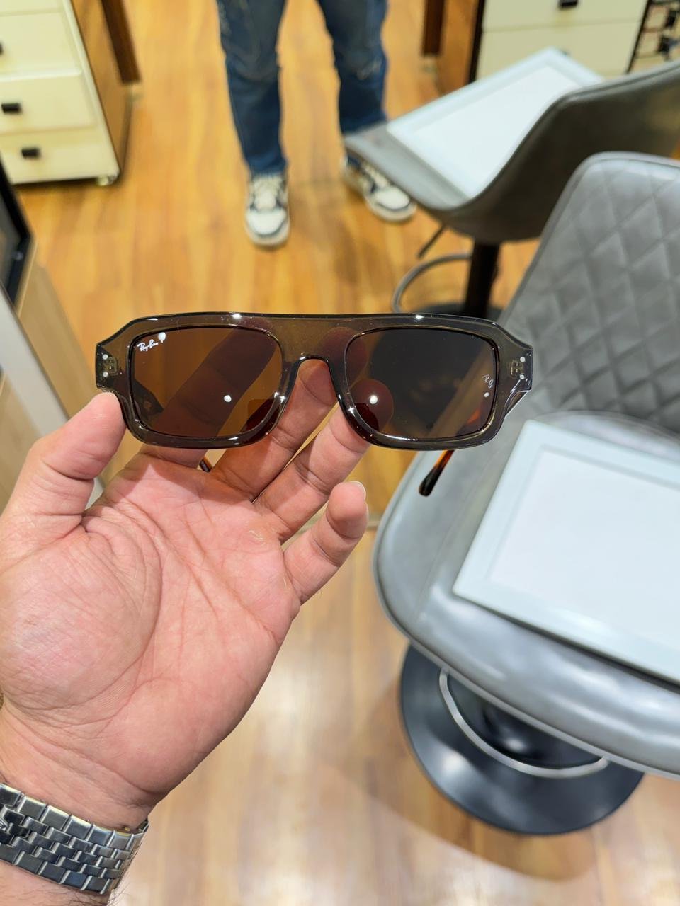 Rayban 4454 olive tiger brown 🤩🤩🤩🔥🔥🔥